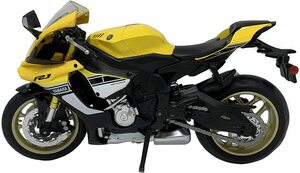 童友社 ダイキャストモーターサイクル 1/12 ヤマハ YAMAHA YZF-R1 黄 完成品