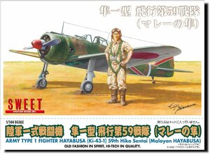 スイート 14149 1/144 日本陸軍 一式戦闘機 隼一型 飛行第59戦隊(マレーの隼) 2機入