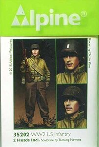 Alpine Miniatures アルパイン 1/35 WWII 米 歩兵 (防寒ジャケット) レジン製フィギュア