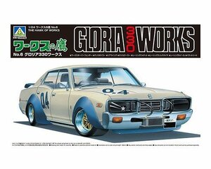 アオシマ 1/24 ワークスの鷹 No.6 グロリア330ワークス