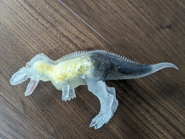 恐竜&co スーパーレア クリアボディ トルヴォサウルス スーパー恐竜＆co　おもちゃ フィギュア ソフビ