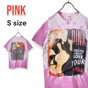 PINK TRUTH ABOUT LOVE TOUR 2013 半袖Tシャツ Sサイズ ピンク ツアー Tシャツ デルタ 匿名配送