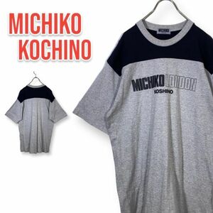 ビンテージ MICHIKO LONDON ミチコロンドン Tシャツ トップス グレー ウェア Lサイズ相当 匿名配送