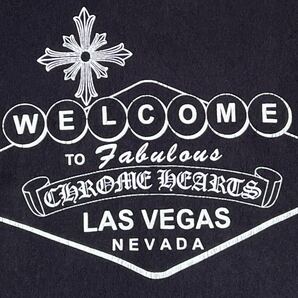 クロムハーツ ラスベガス 限定 Tシャツ サイズM ブラック CHROME HEARTS Las Vegas welcome Limited T-SHIRT black tee 黒 半袖 別注 初期の画像2