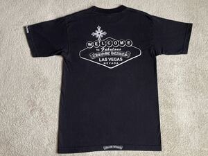 クロムハーツ ラスベガス 限定 Tシャツ サイズM ブラック CHROME HEARTS Las Vegas welcome Limited T-SHIRT black tee 黒 半袖 別注 初期