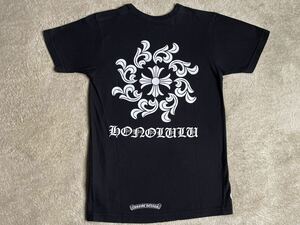  Chrome Hearts Honolulu ограничение футболка размер S чёрный черный CHROME HEARTS Honolulu T-shirt black рубашка с коротким рукавом long T Гаваи Cross Denim 