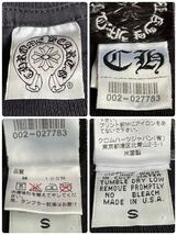 クロムハーツ スカルウィング ジョー・フォティ Tシャツ サイズS 黒 CHROME HEARTS Joe Foti skull T-shirt tee 半袖 トップス カットソー_画像8