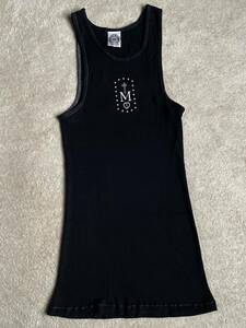 クロムハーツ メイプルソープ コラボ タンクトップ サイズM 黒 Chrome Hearts MAPPLETHORPE Tank top ノースリーブ Tシャツ 半袖 別注