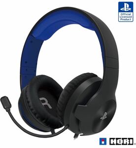 PS5動作確認済 ホリゲーミングヘッドセット スタンダード for PlayStation4 ブルー【SONYライセンス商品】 ヘッドフォン