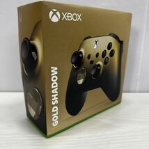 1円スタート Microsoft マイクロソフト 【純正品】Xbox ワイヤレス コントローラー (ゴールド シャドウ)コントローラー 美品_画像1