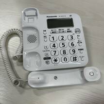 パナソニック 電話機 コードレス 子機1台 固定電話 シンプル 迷惑電話対応 ホワイト VE-GD27DL-W ナンバーディスプレイ キャッチホン_画像5