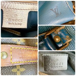 1円【20点以上】VUITTON ヴィトン GUCCI グッチ トリーバーチ Brand ブランド 大量 ジャンク バッグ bag バック 鞄 ノーブランド の画像7