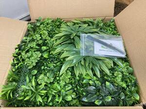 не использовался товар ULAND wall зеленый орнамент искусственная зелень большой 1m×1m человеческий труд растения коврик декоративное растение магазин оборудование орнамент ⑦