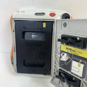 送料無料 ジャンク品 FUJIFILM instax mini 25 チェキ インスタントカメラ 富士フィルム 富士フイルム cheki オレンジ フジフィルムの画像8