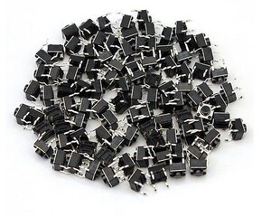 タクトスイッチ 4ピン 6*6*5mm DIP 1000個セット