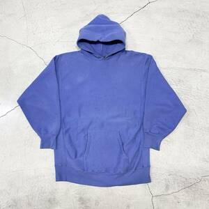 80s CHAMPION×LANDS'END チャンピオン ランズエンド USA製 目無し スウェットパーカー ビンテージ XL/CR/検トリコタグ