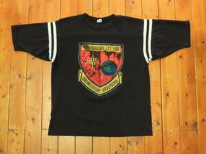 80s ARTEX アルテックス USS BOULDER USA製 戦車揚陸艦 ミリタリー Ｔシャツ ビンテージ L/AA985