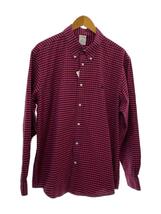 BROOKS BROTHERS◆長袖シャツ/XL/コットン/RED/チェック_画像1