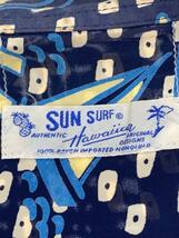 SUN SURF◆アロハシャツ/-/レーヨン/BLU/総柄/411-M31196_画像3