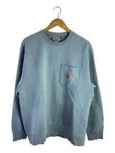 Carhartt◆POCKET SWEAT/スウェット/XL/コットン/BLU/I027681