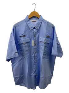 Columbia◆フィッシングシャツ/XL/ナイロン/ブルー