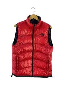 THE NORTH FACE◆ACONCAGUA VEST_アコンカグアベスト/L/ナイロン/RED