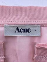 Acne Studios(Acne)◆シルク切替/Vネックスウェット/S/コットン/ピンク/61-13-1488-202_画像3