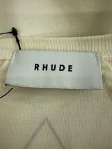RHUDE◆Tシャツ/M/コットン/WHT_画像3