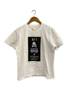 NEIGHBORHOOD◆Tシャツ/M/コットン/WHT/プリント