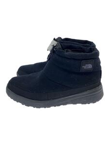 THE NORTH FACE◆W Nuptse Bootie WP Logo Short/防寒ブーツ/25cm/ブラック/NFW52280