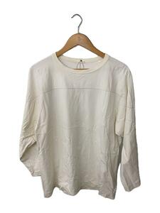 COMOLI◆長袖Tシャツ/1/コットン/WHT/無地/N03-05001