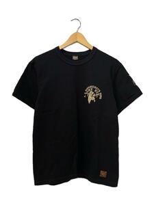 Deluxeware◆WHISKEY/Tシャツ/12.5oz吊天竺/M/コットン/BLK/DXT-2203