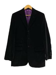 Paul Smith COLLECTION◆テーラードジャケット/L/コットン/BLK/無地/434-104/ベロア