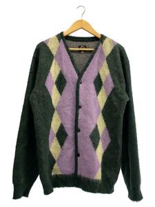 Needles◆Mohair Cardigan - Diamond/カーディガン/M/モヘア/GRN/LQ272