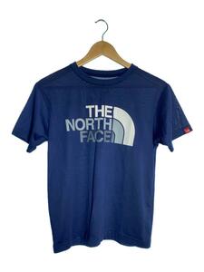 THE NORTH FACE◆S/S COLORFUL LOGO TEE_ショートスリーブカラフルロゴティー/S/ポリエステル/NVY