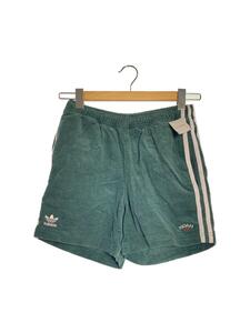 adidas◆Cord Short/ショートパンツ/XS/コーデュロイ/グリ-ン/HC4307