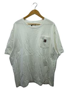 Carhartt◆Tシャツ/XL/コットン/WHT/無地/K87-WHT