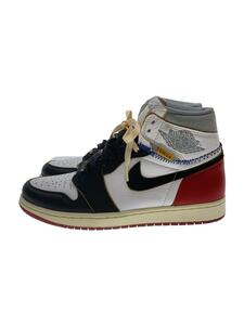 NIKE◆AIR JORDAN 1 RETRO HI NRG / UN/エアジョーダンレトロハイ/ホワイト/27.5cm/マル//