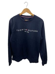 TOMMY HILFIGER◆スウェット/L/ポリエステル/NVY/無地