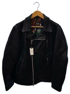 Schott◆ダブルライダースジャケット/42/牛革/BLK/7516/Motorcycle Jacket//