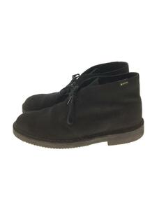 Clarks◆DeaertBooT GORE-TEX/ブーツ/26.5cm/BLK/スウェード/61163312//