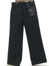 Levi’s◆タグ付/STA PREST FLARE BLACK/30/ポリエステル/GRY/無地/A3552-0000//_画像2