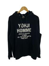 yohji yamamoto POUR HOMME◆パーカー/5/コットン/ブラック/HZ-T99-991//_画像1