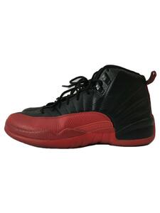 NIKE◆AIR JORDAN 12 RETRO/エアジョーダンレトロ/ブラック/130690-002/27cm/ブラック//