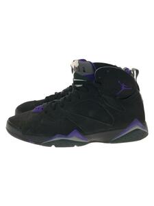 NIKE◆AIR JORDAN 7 RETRO/エアジョーダンレトロ/ブラック/304775-053/27cm/BLK//