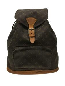 LOUIS VUITTON◆モンスリMM_モノグラム_BRW/PVC/BRW//