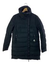 MONCLER◆ダウンジャケット/0/ナイロン/BLK/無地/132-093-49379-00//_画像1