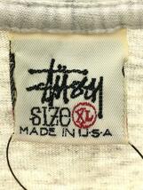 STUSSY◆80s/変色有/汚れ有/Tシャツ/XL/コットン/グレー//_画像3