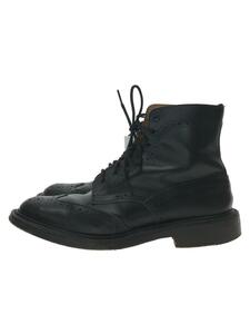 Tricker’s◆MALTON COUNTRY BOOT/レースアップブーツ/UK9/BLK/レザー/M2508/箱破損//