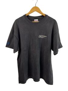 Hanes◆Tシャツ/XL/コットン/BLK/007 Tomorrow Never Dies//